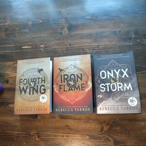 The Empyrean Series: Fourth Wing, Iron Flame, Onyx Storm